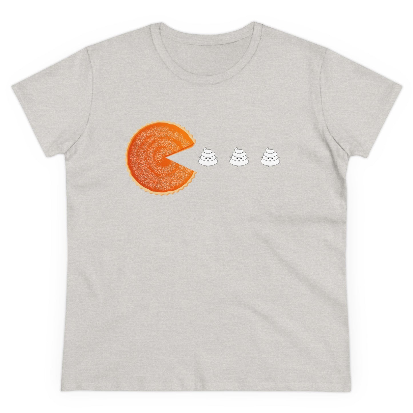 Women's Pac Man Fall Tee | Midweight Cotton Tee