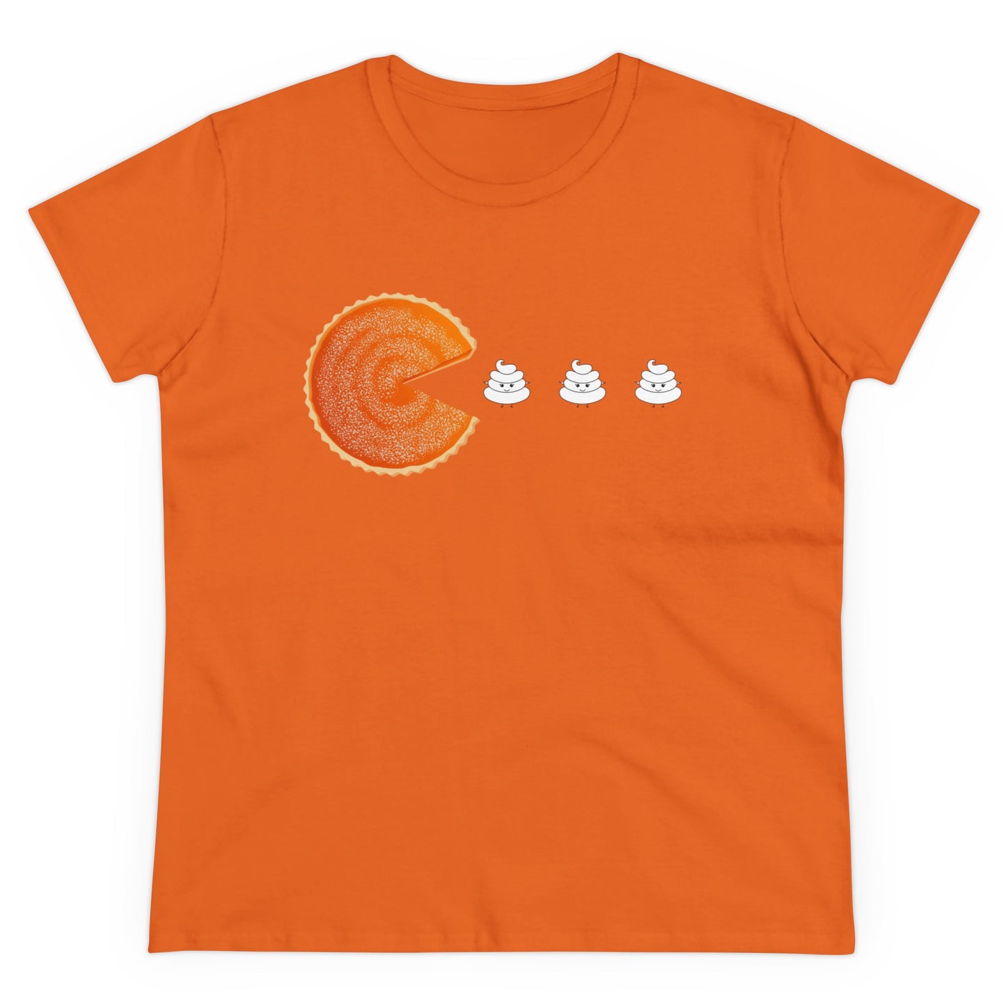 Women's Pac Man Fall Tee | Midweight Cotton Tee
