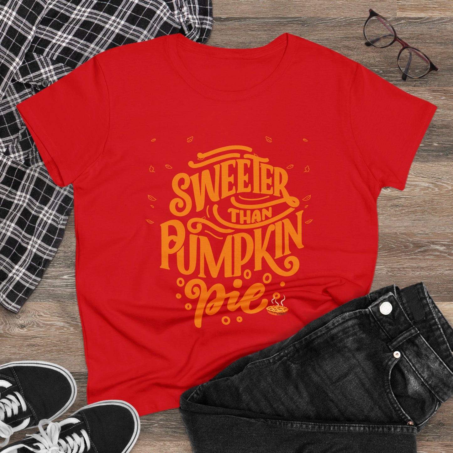 Sweeter Than Pumpkin Pie | Women's Midweight Cotton Tee