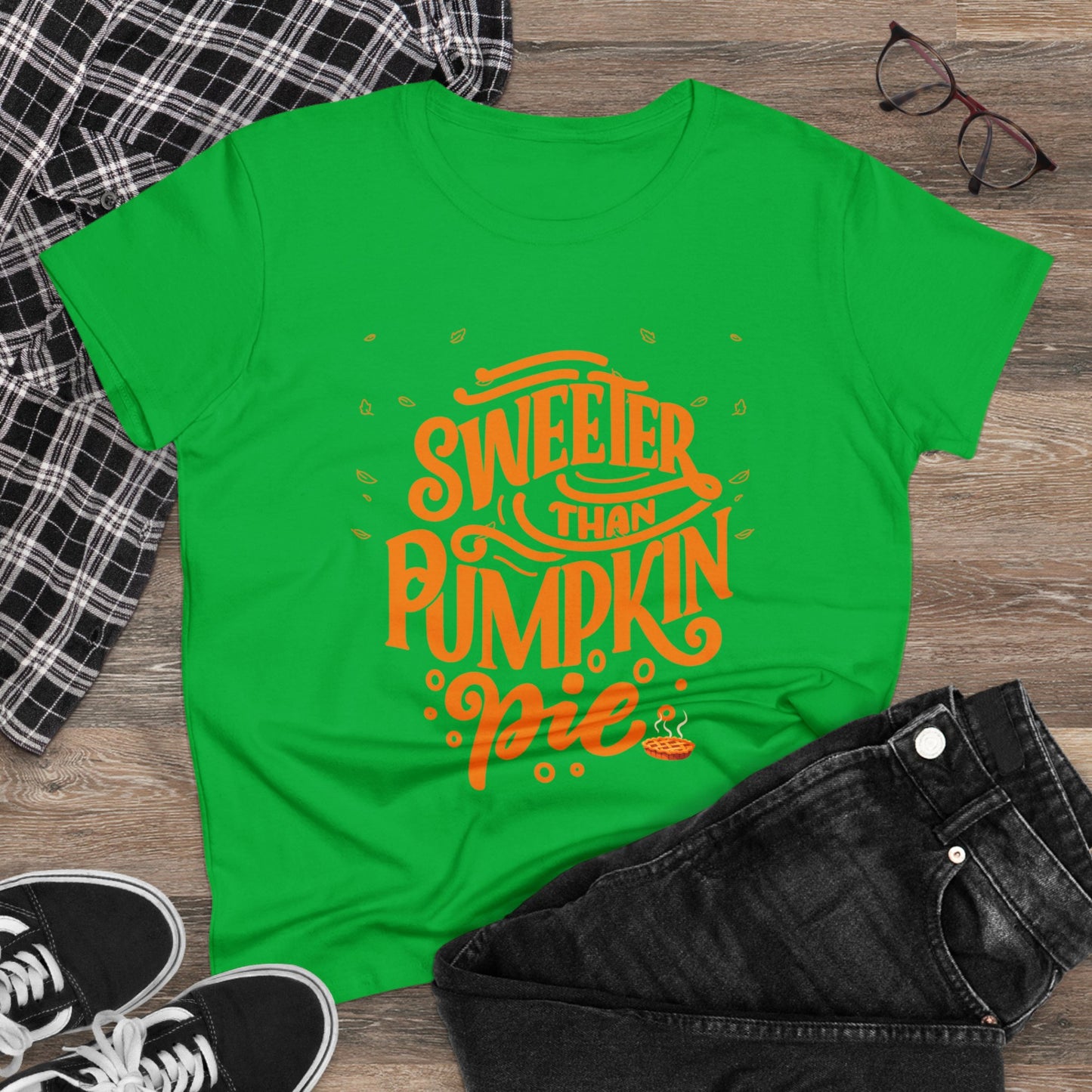 Sweeter Than Pumpkin Pie | Women's Midweight Cotton Tee