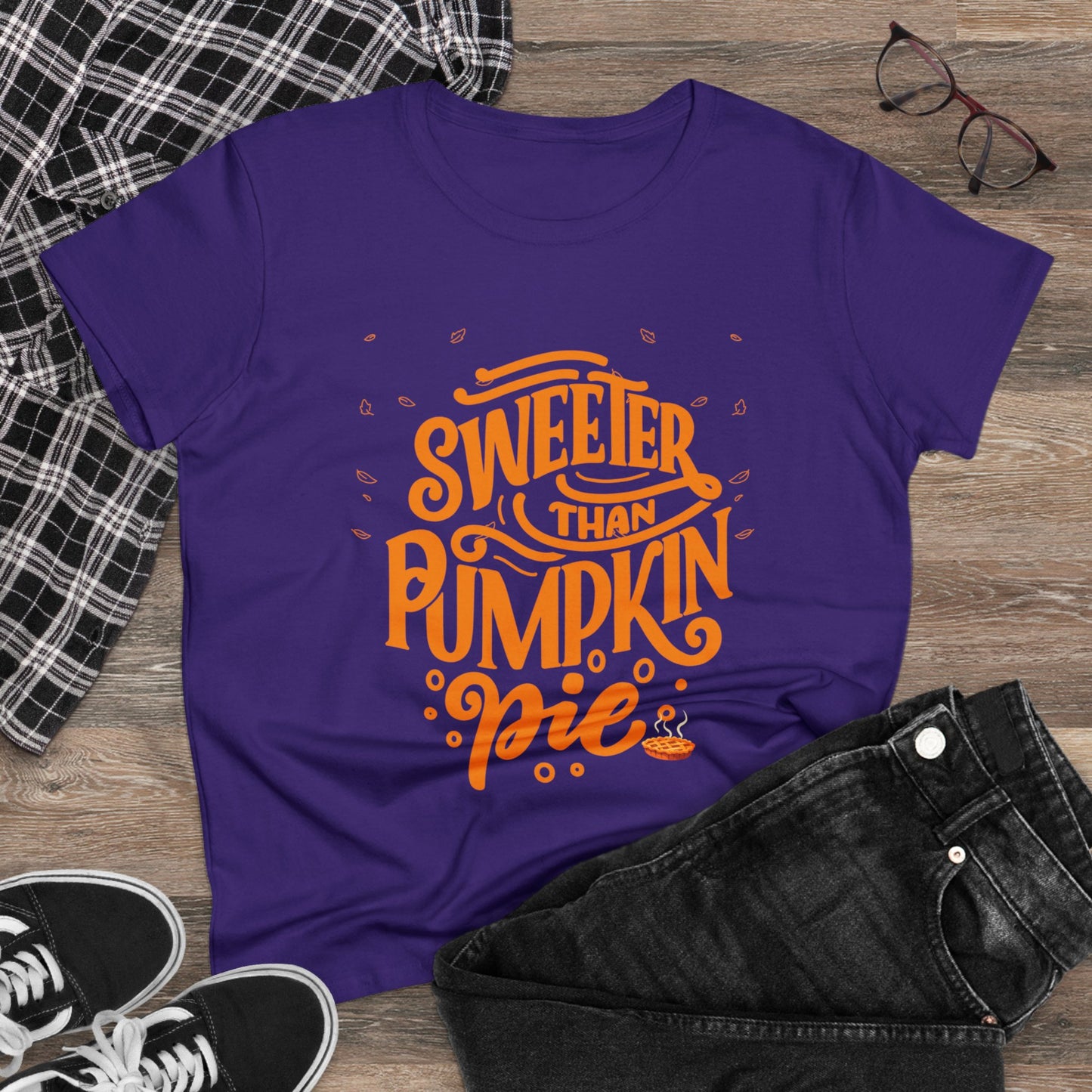 Sweeter Than Pumpkin Pie | Women's Midweight Cotton Tee