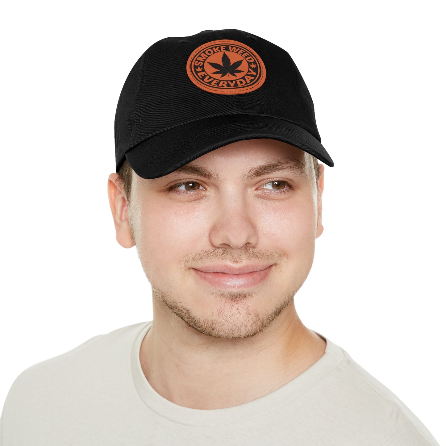 Smoke Weed Everyday | Round Leather Patch Hat