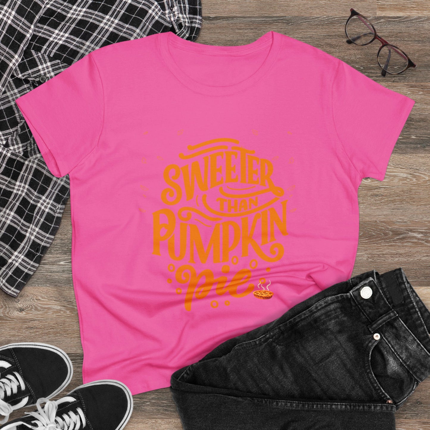 Sweeter Than Pumpkin Pie | Women's Midweight Cotton Tee