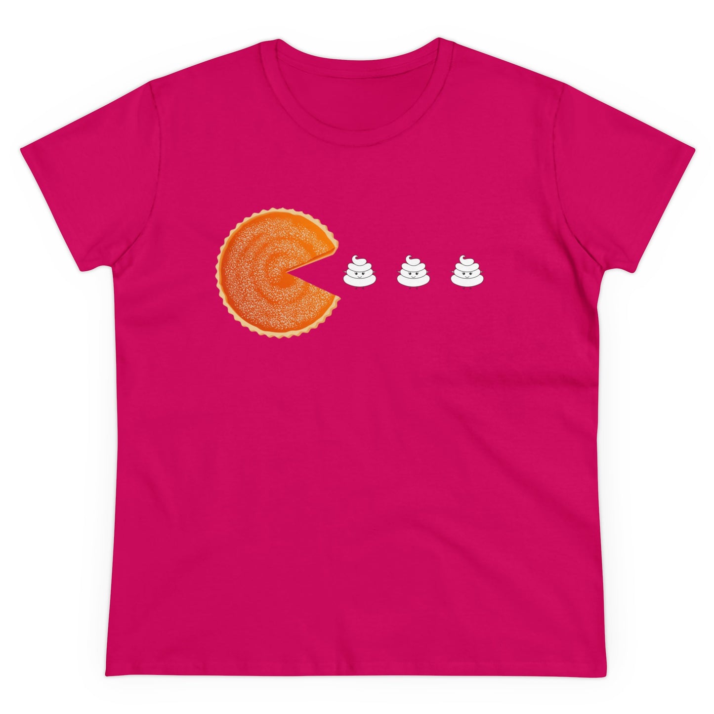 Women's Pac Man Fall Tee | Midweight Cotton Tee
