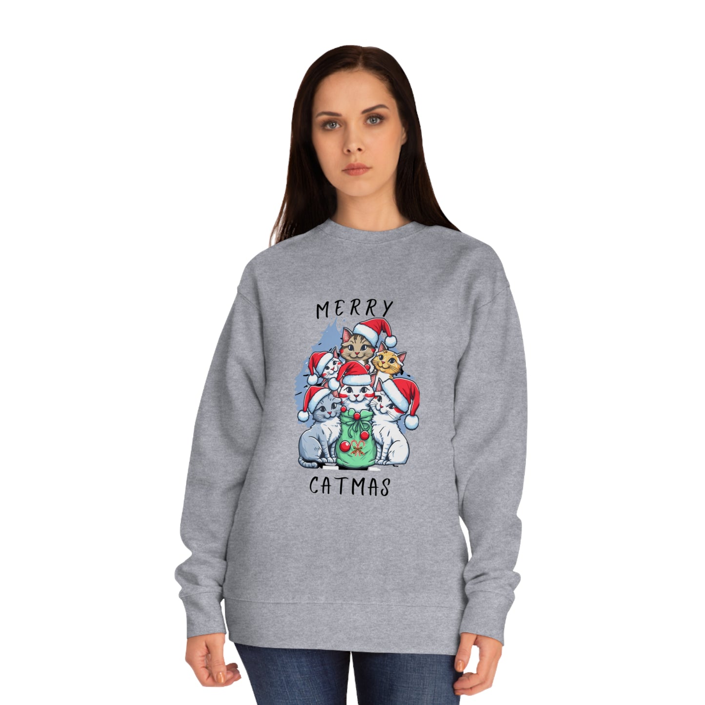 Merry Catmas Crew Sweatshirt