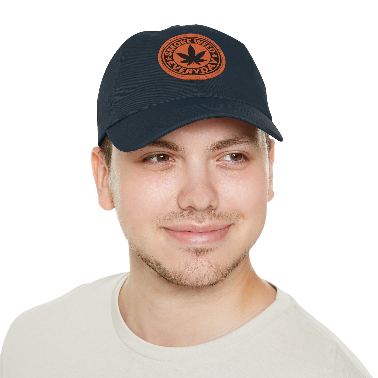 Smoke Weed Everyday | Round Leather Patch Hat