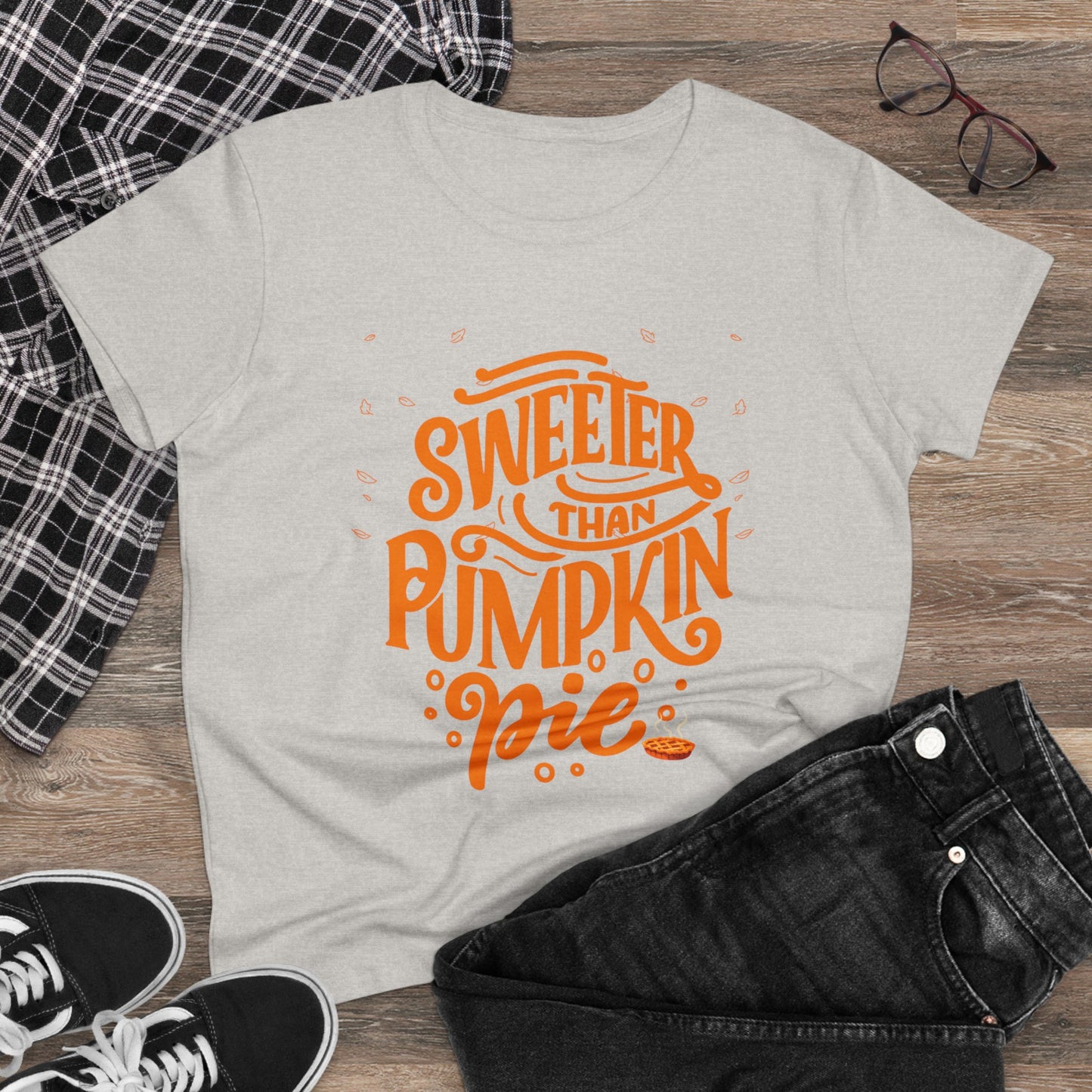 Sweeter Than Pumpkin Pie | Women's Midweight Cotton Tee