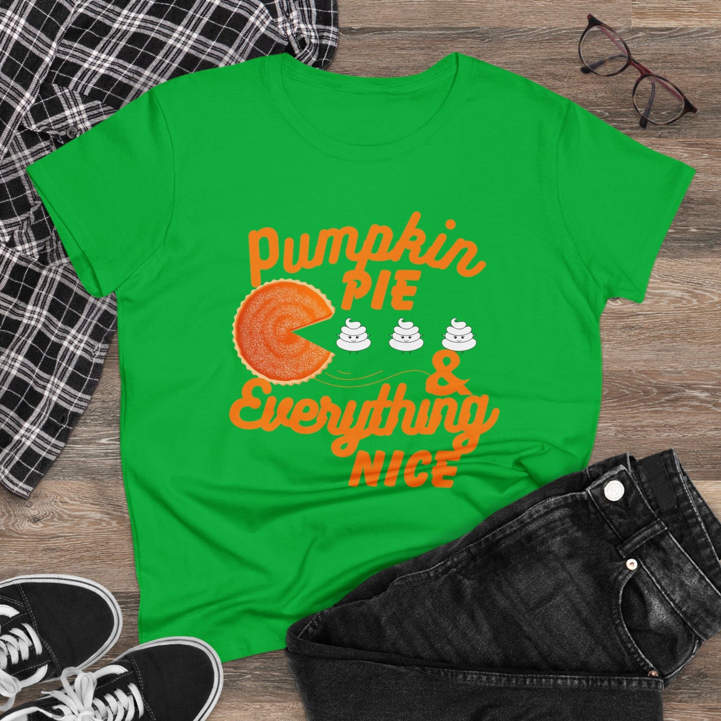 Women's Pumpkin Spice & Everything Nice | Midweight Cotton Tee