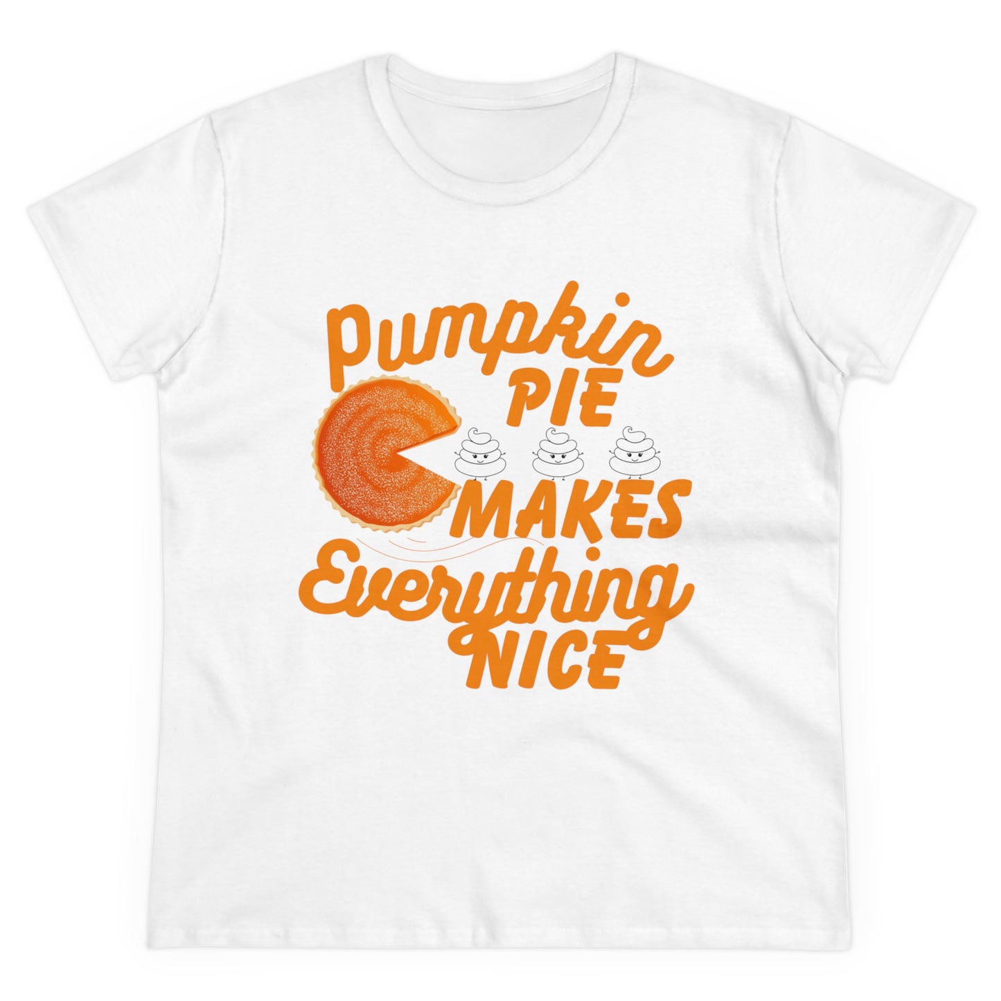 Pumpkin Spice Makes Everything Nice | Women's Midweight Cotton Tee