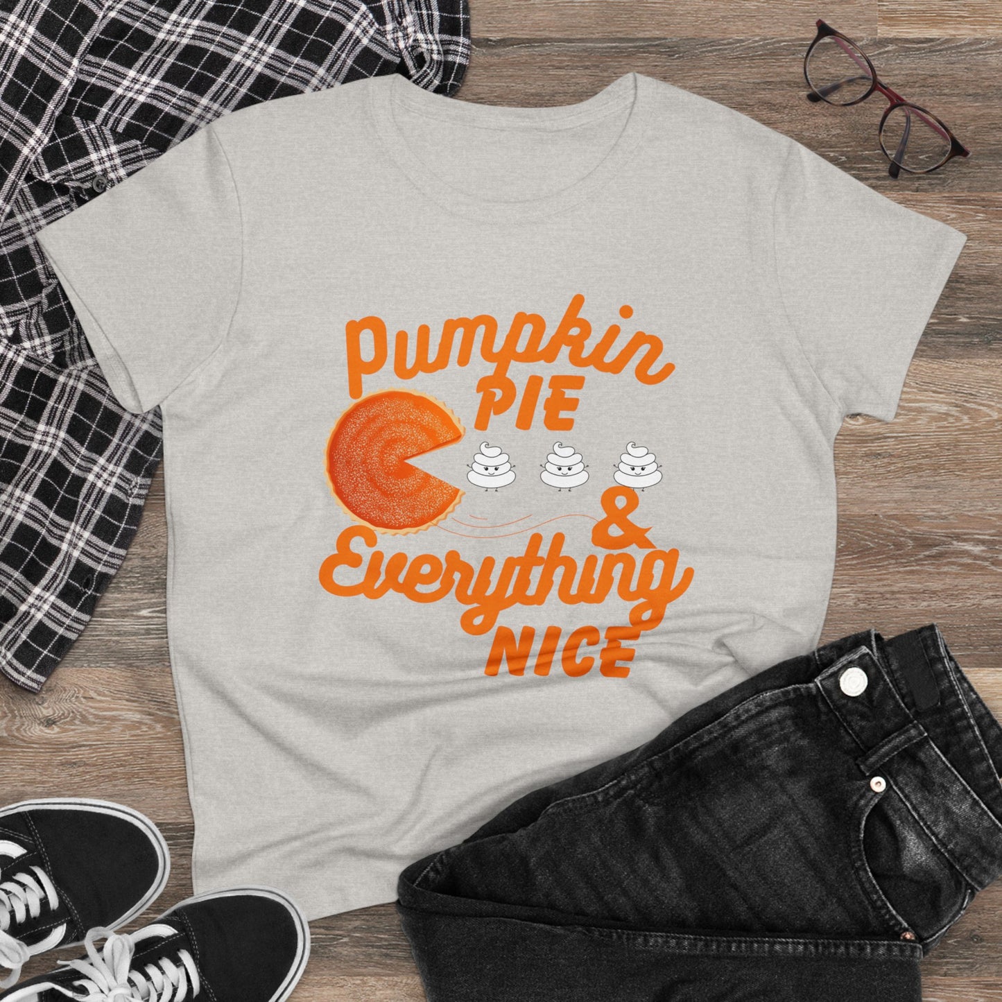 Women's Pumpkin Spice & Everything Nice | Midweight Cotton Tee