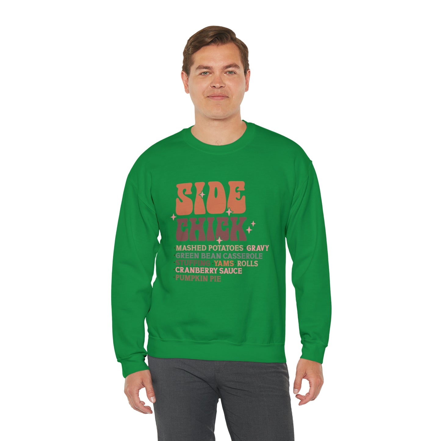 Side Chick Thanksgiving Crewneck Sweatshirt | Unisex Sizing | Falls Favorite