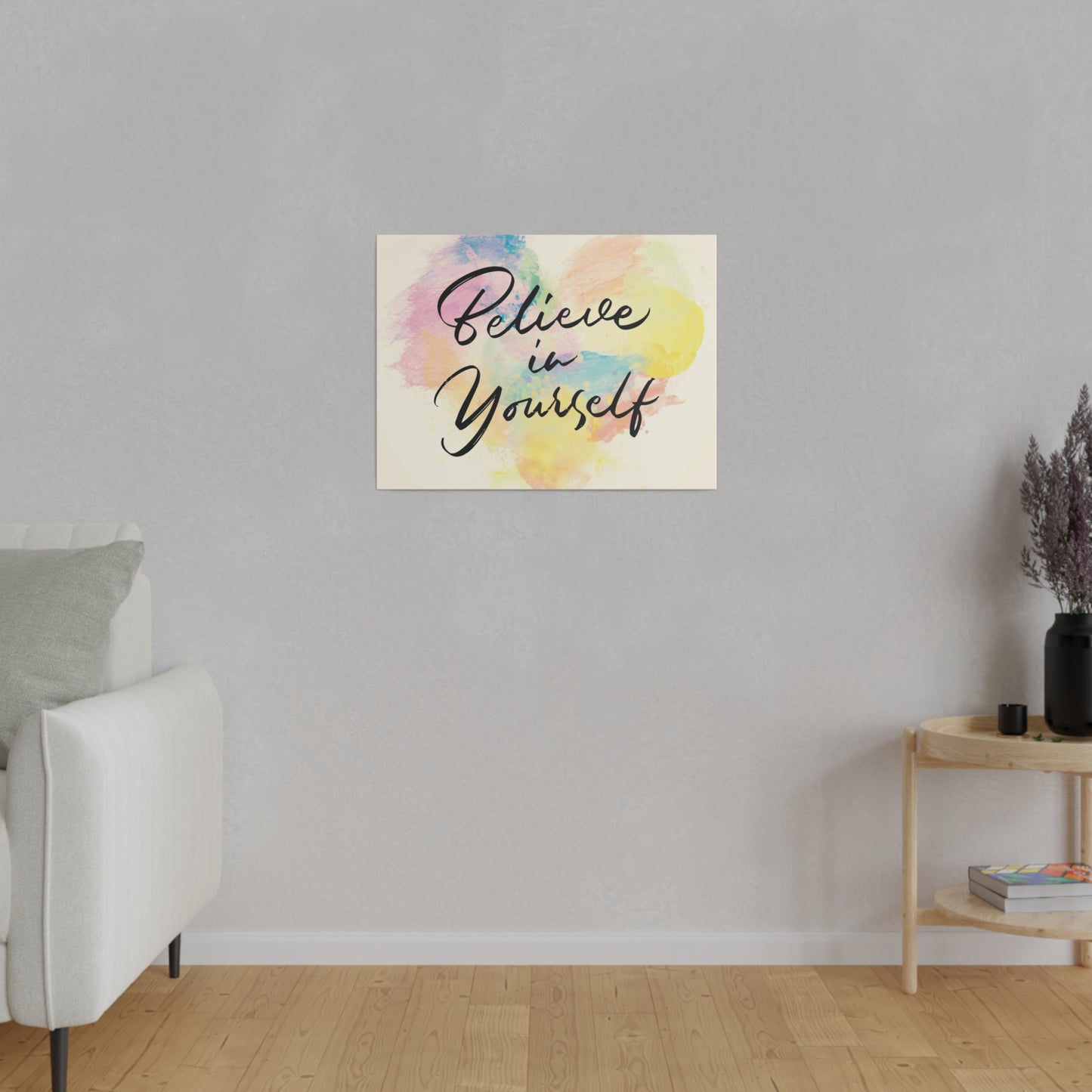 Believe In Yourself | Matte Canvas | Horizontal