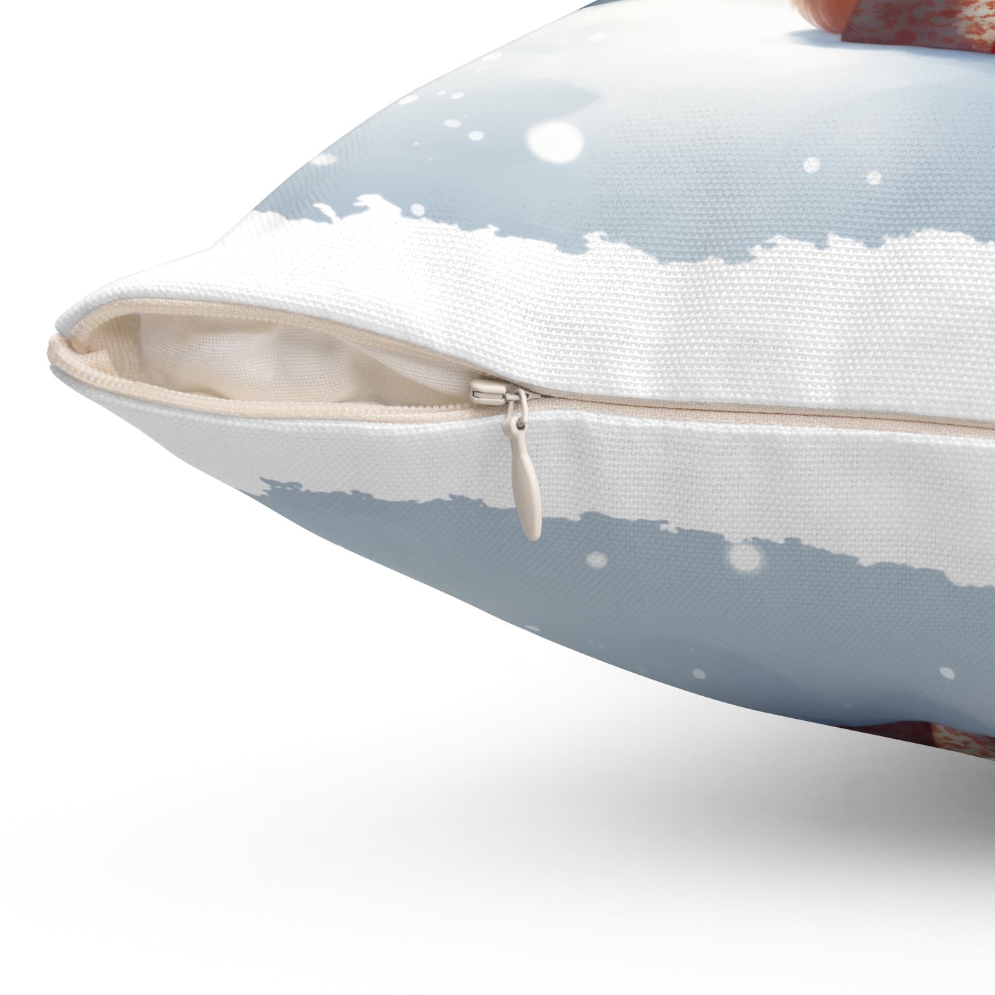 Christmas Fox | Spun Polyester Square Pillow