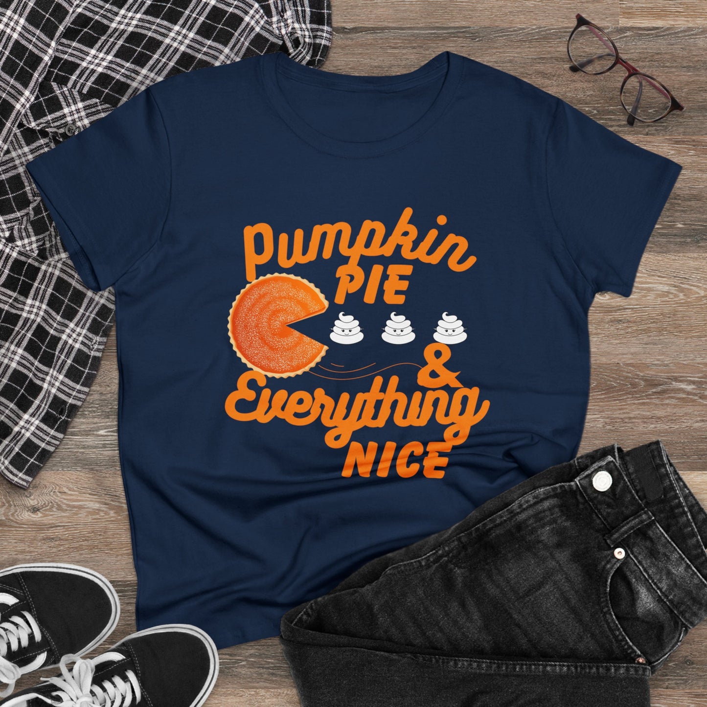 Women's Pumpkin Spice & Everything Nice | Midweight Cotton Tee