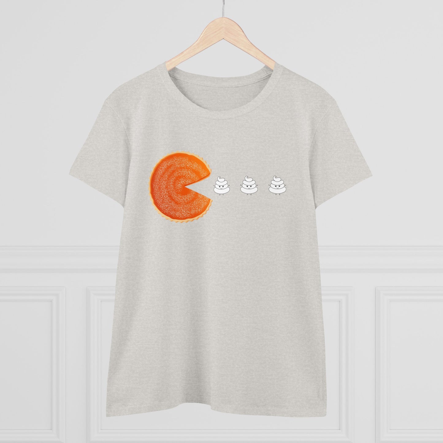 Women's Pac Man Fall Tee | Midweight Cotton Tee