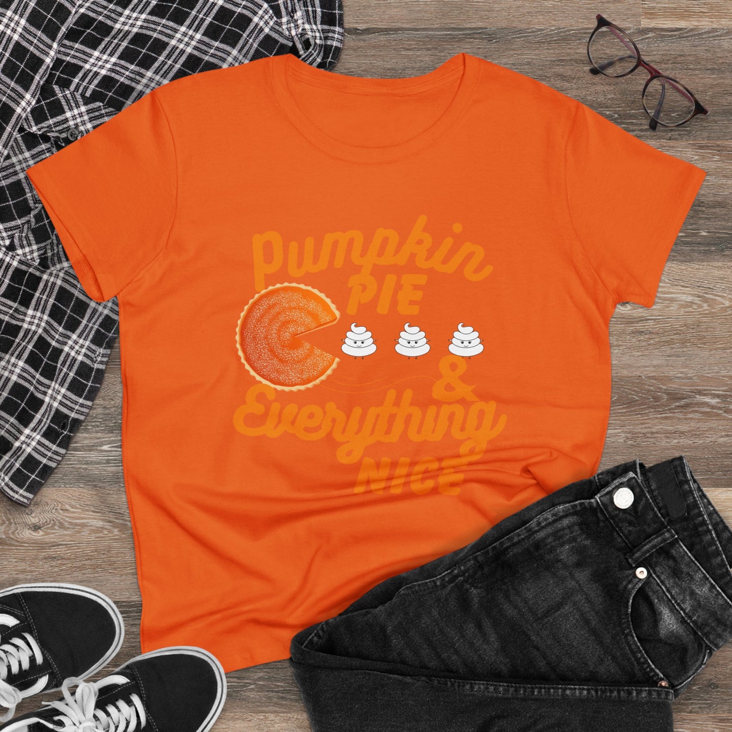 Women's Pumpkin Spice & Everything Nice | Midweight Cotton Tee