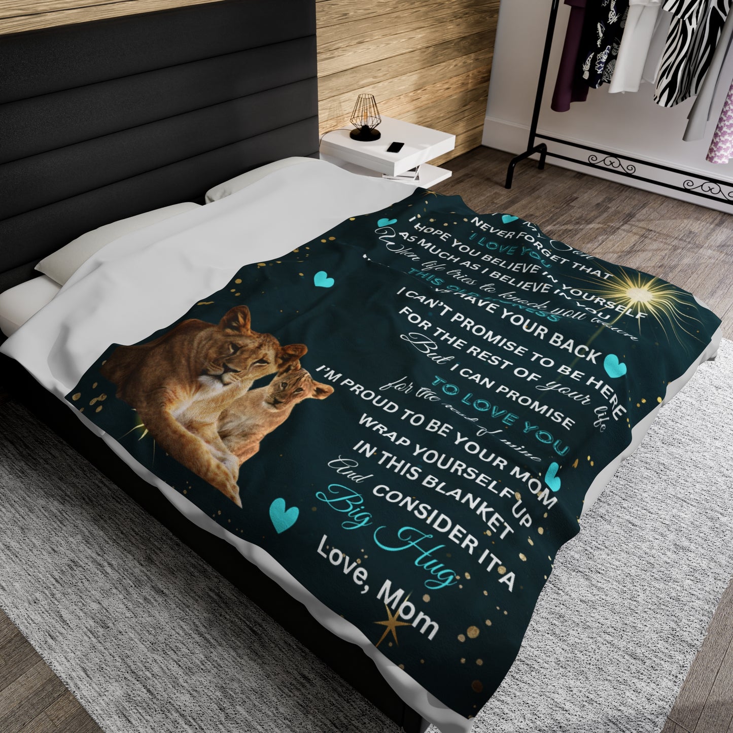 My Son | Velveteen Plush Blanket | 60" x 80"