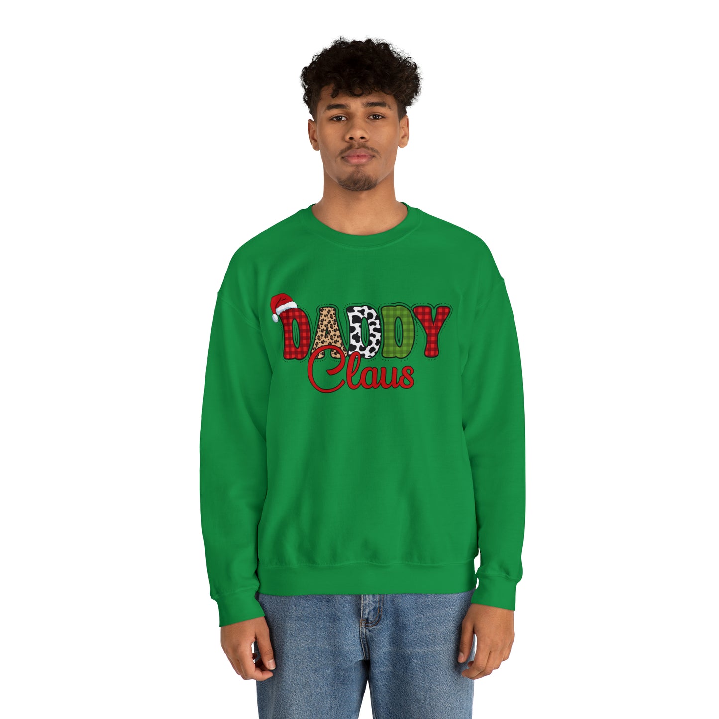 Daddy Claus Christmas | Crewneck Sweatshirt | Family Christmas Sweatshirt