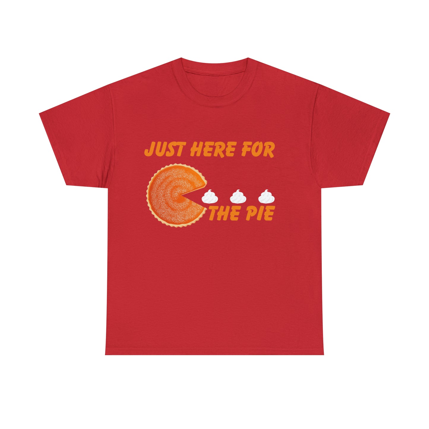 Men Just Here For The Pie | Heavy Cotton Tee