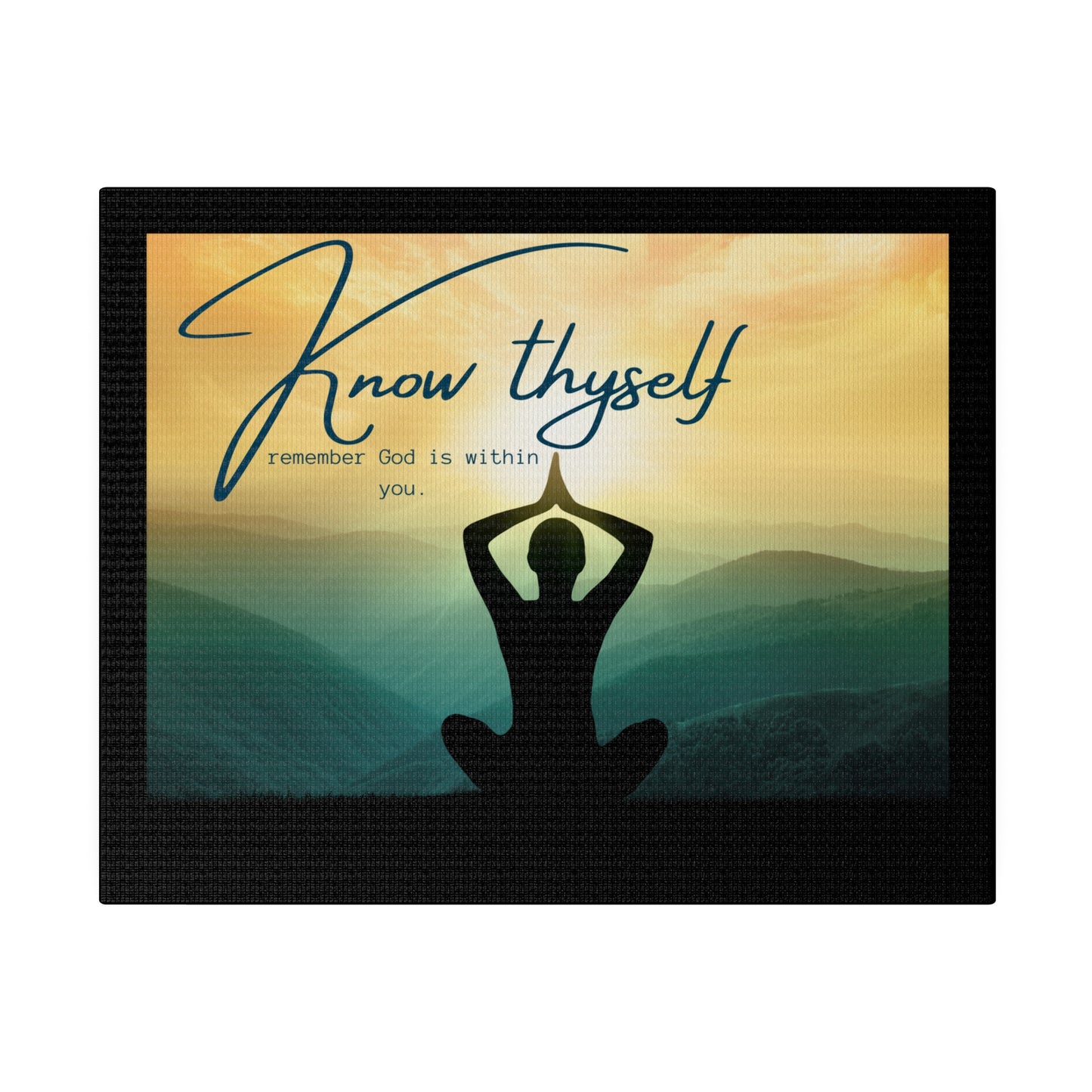 Know Thyself | Matte Canvas | Stretched, 0.75"