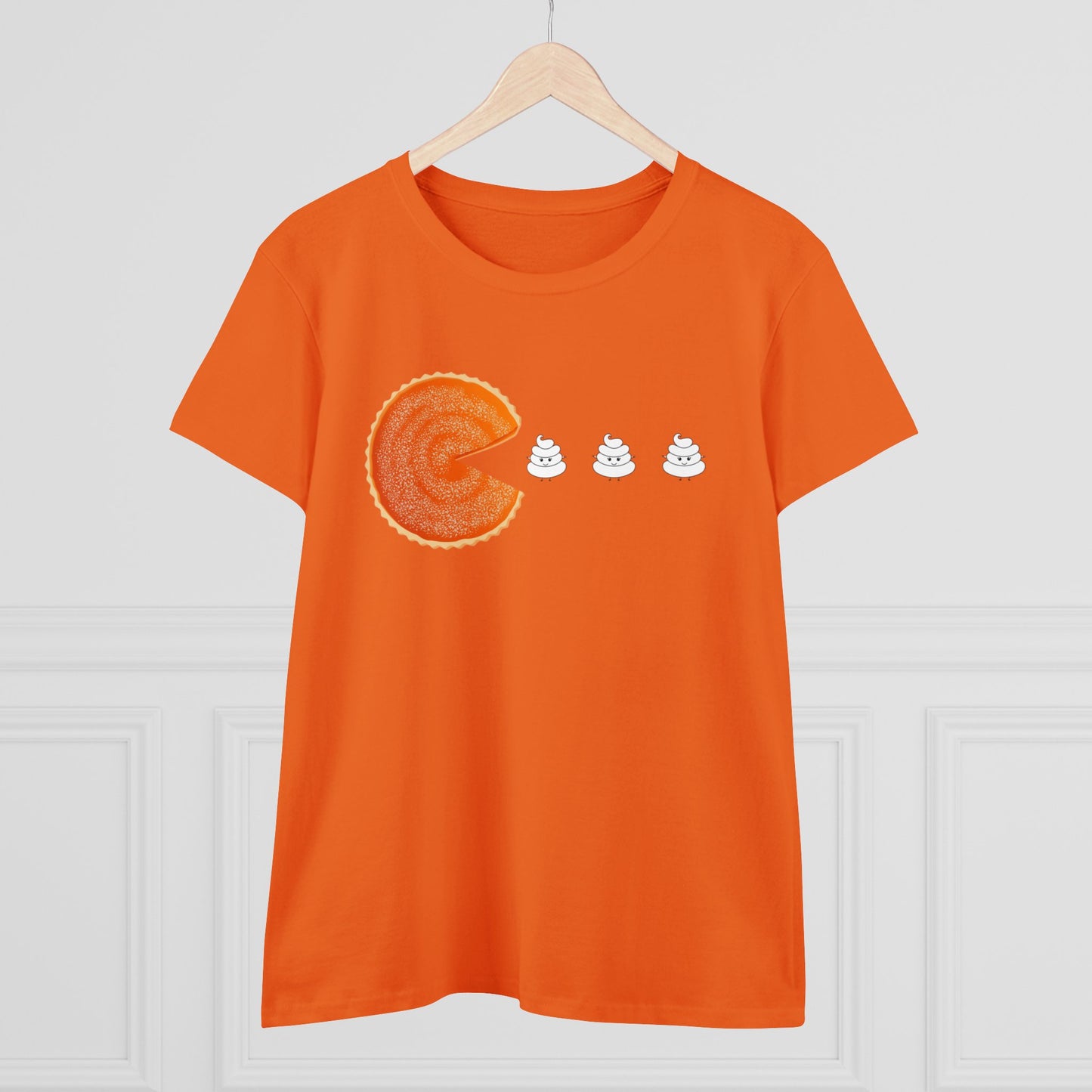 Women's Pac Man Fall Tee | Midweight Cotton Tee