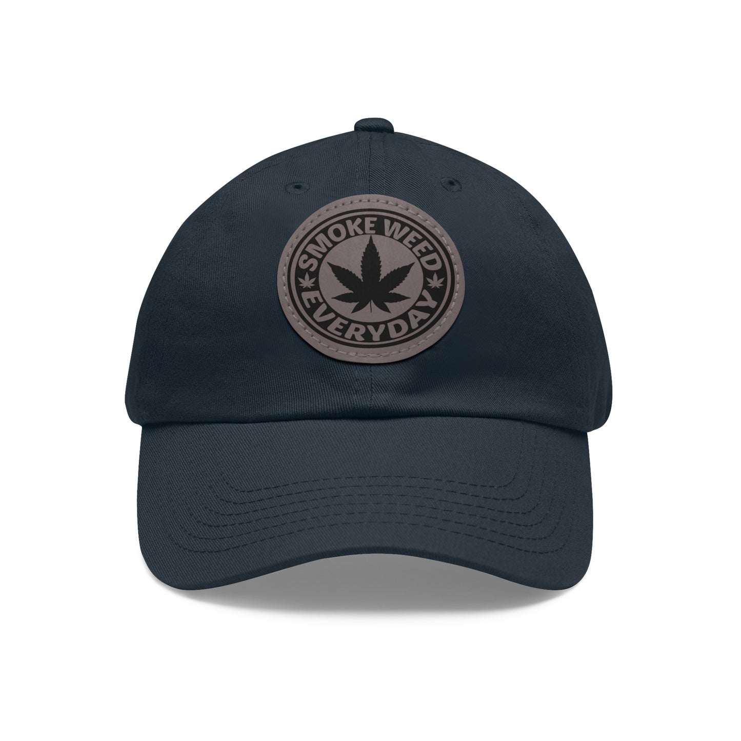 Smoke Weed Everyday | Round Leather Patch Hat