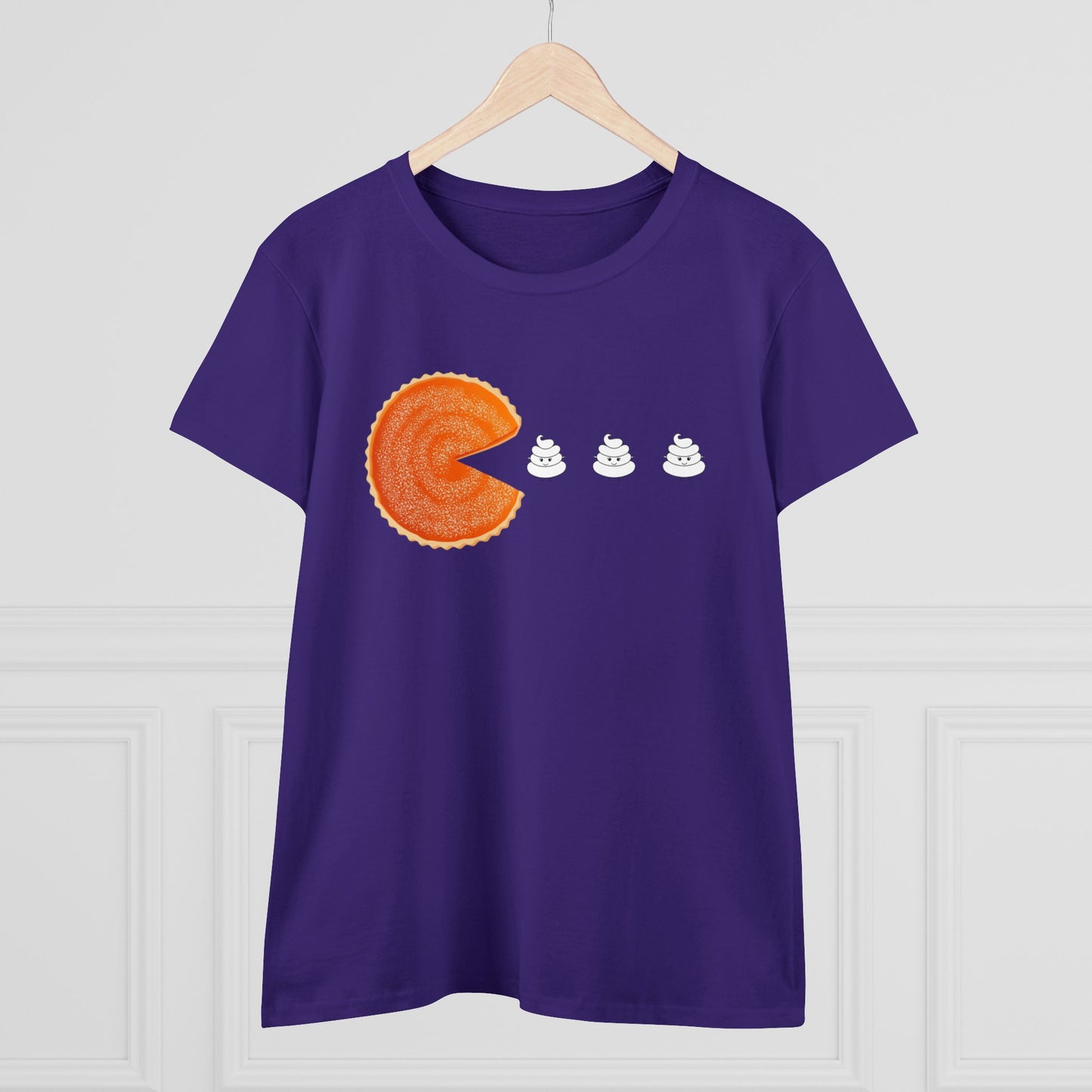 Women's Pac Man Fall Tee | Midweight Cotton Tee