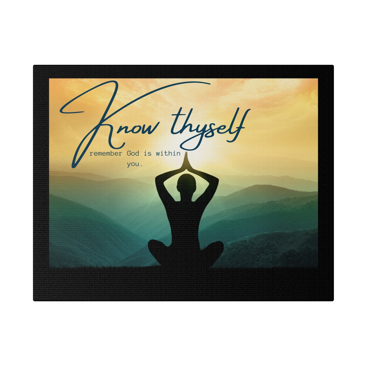 Know Thyself | Matte Canvas | Stretched, 0.75"
