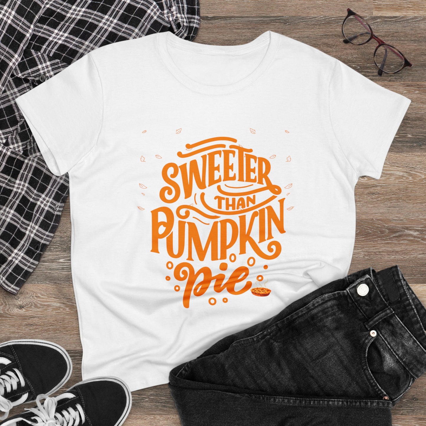 Sweeter Than Pumpkin Pie | Women's Midweight Cotton Tee