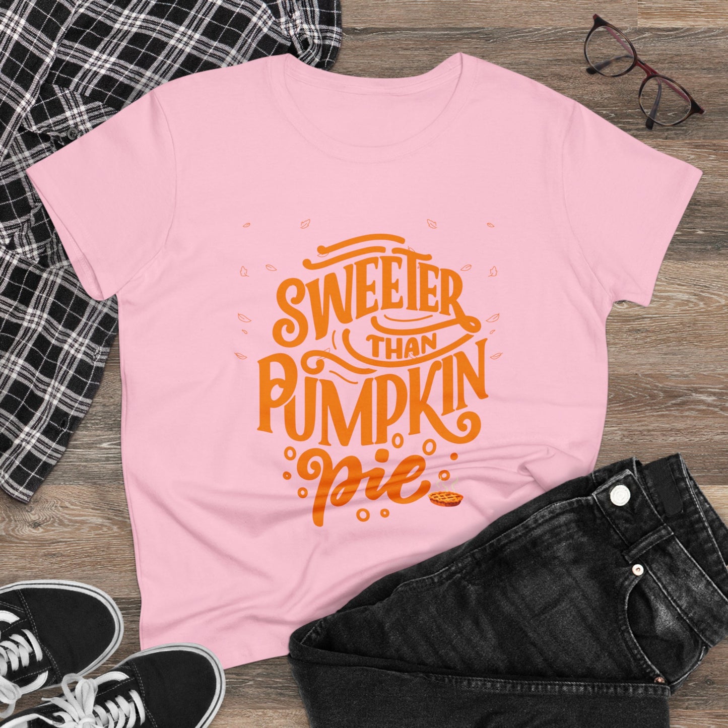 Sweeter Than Pumpkin Pie | Women's Midweight Cotton Tee