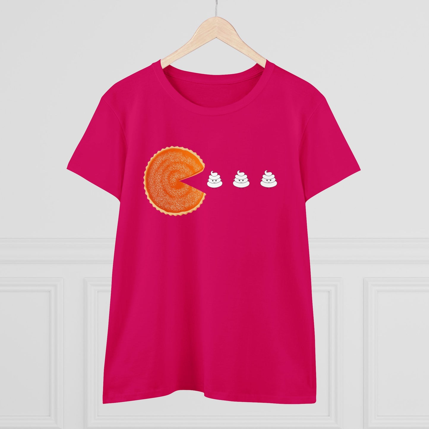 Women's Pac Man Fall Tee | Midweight Cotton Tee