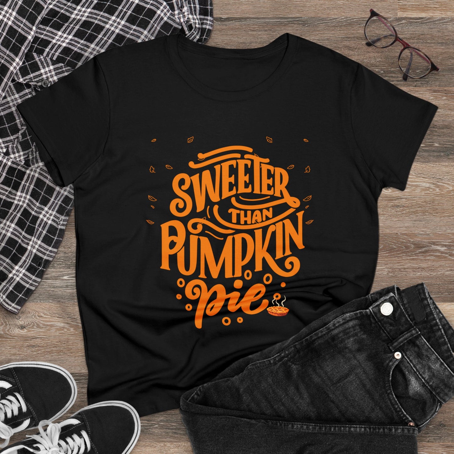Sweeter Than Pumpkin Pie | Women's Midweight Cotton Tee