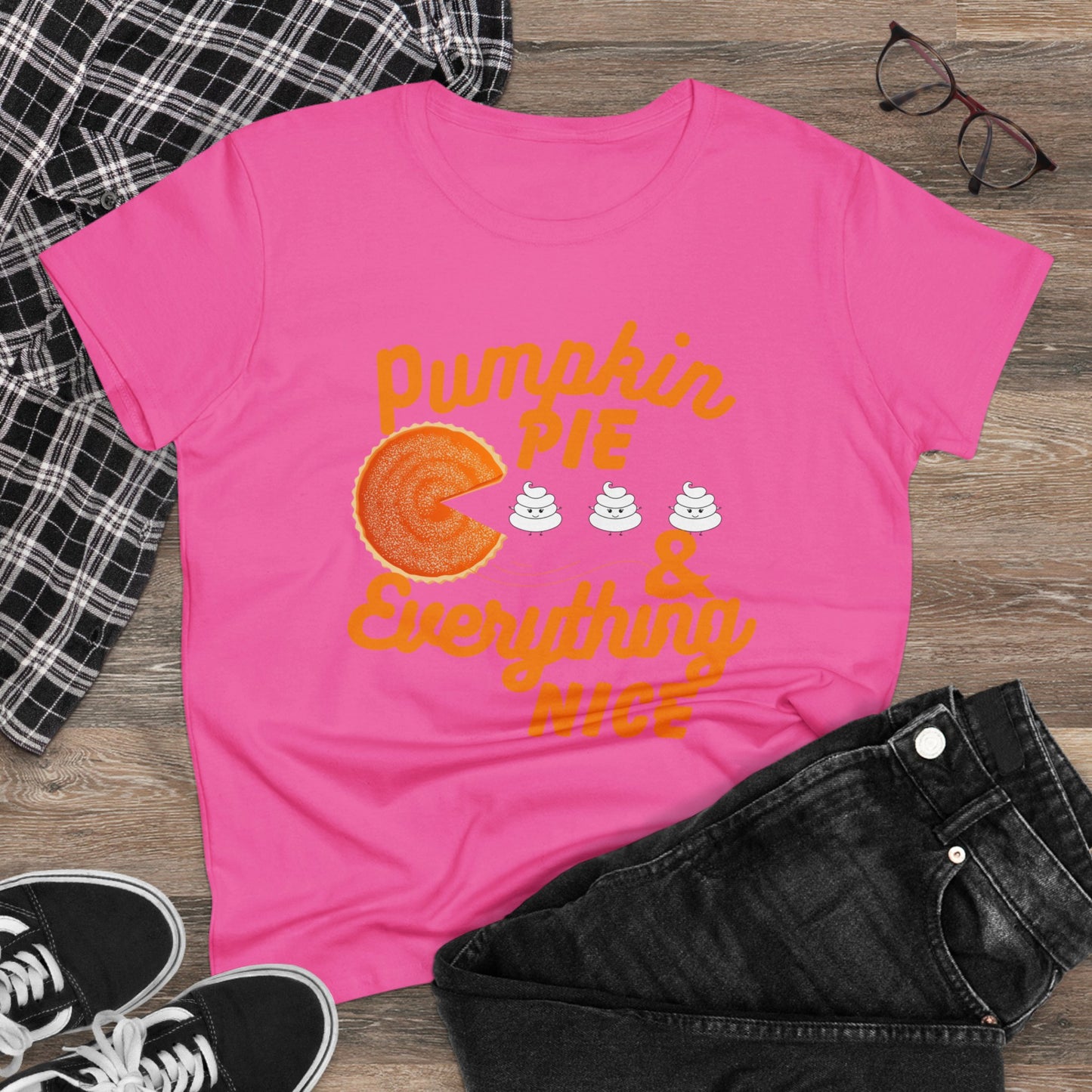 Women's Pumpkin Spice & Everything Nice | Midweight Cotton Tee