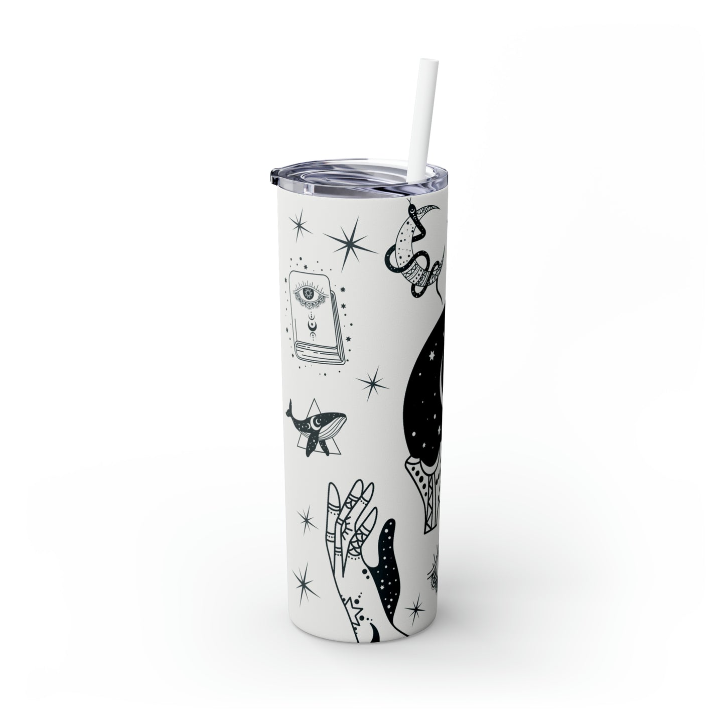 Mystical Magic | Skinny Tumbler with Straw, 20oz | Great For Gift Giving | BPA-Free & Non-Toxic