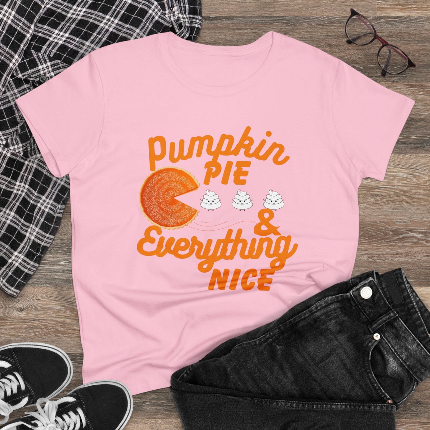 Women's Pumpkin Spice & Everything Nice | Midweight Cotton Tee