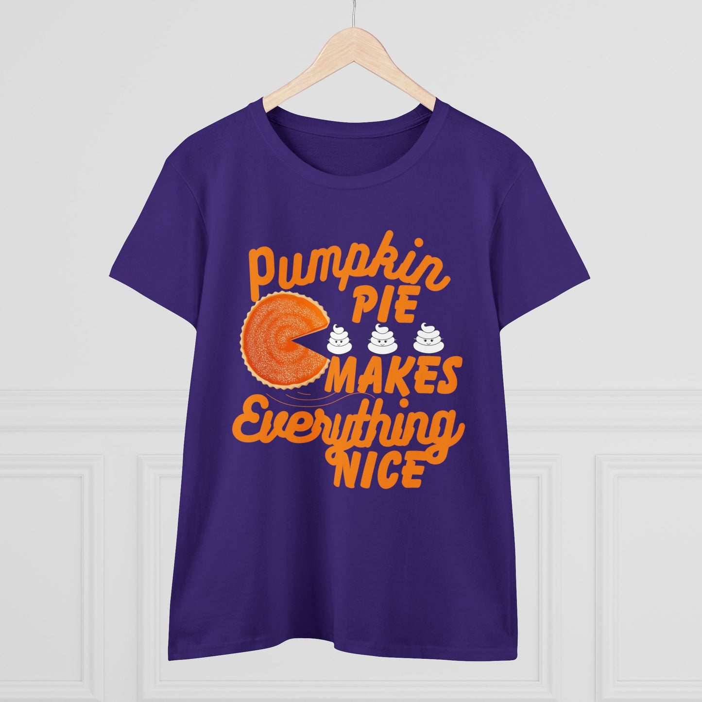 Pumpkin Spice Makes Everything Nice | Women's Midweight Cotton Tee