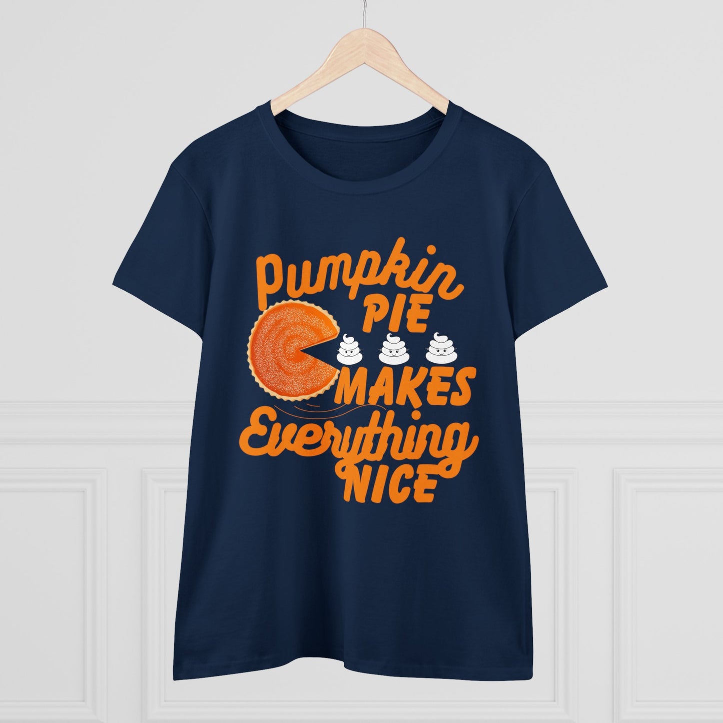 Pumpkin Spice Makes Everything Nice | Women's Midweight Cotton Tee