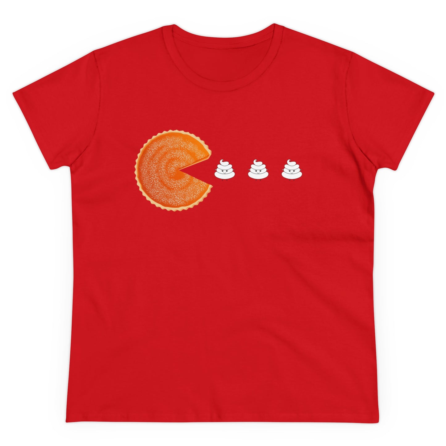 Women's Pac Man Fall Tee | Midweight Cotton Tee