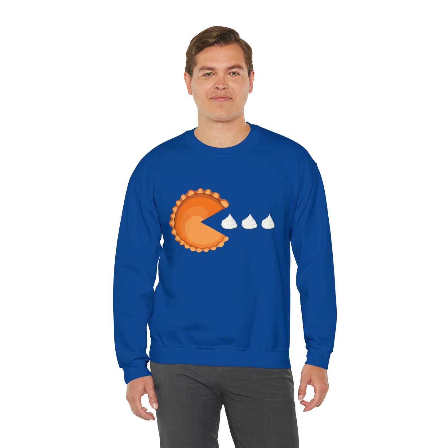 Here For The Pie| Crewneck Sweatshirt | Funny Men Fall Sweatshirt