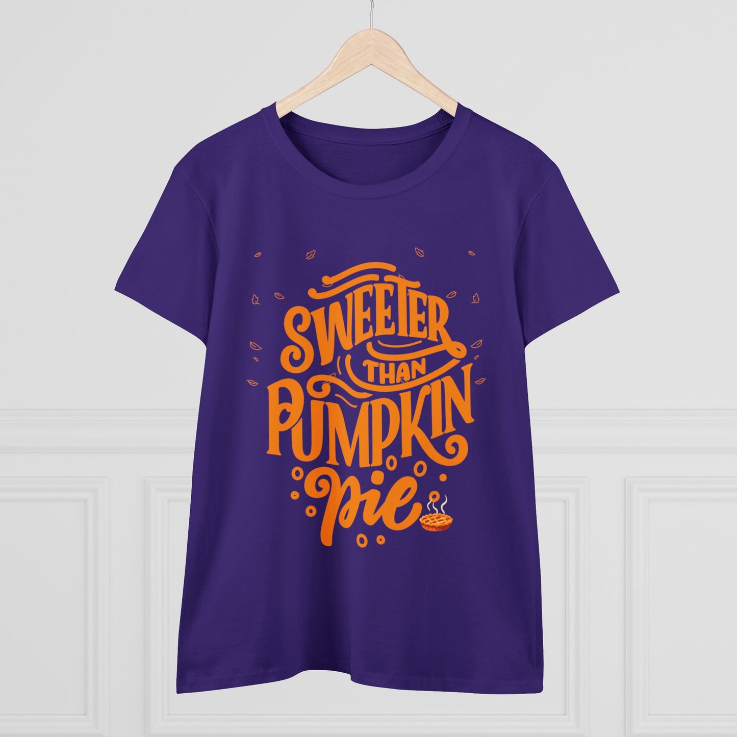 Sweeter Than Pumpkin Pie | Women's Midweight Cotton Tee