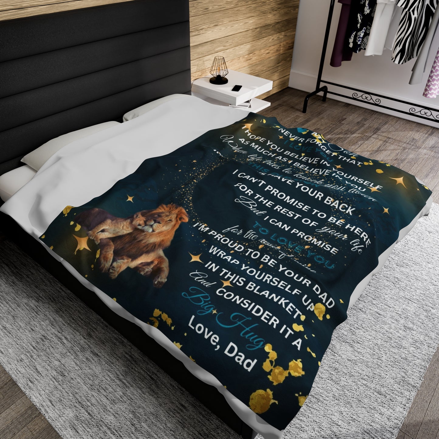 My Son | Velveteen Plush Blanket | 60"x 80"