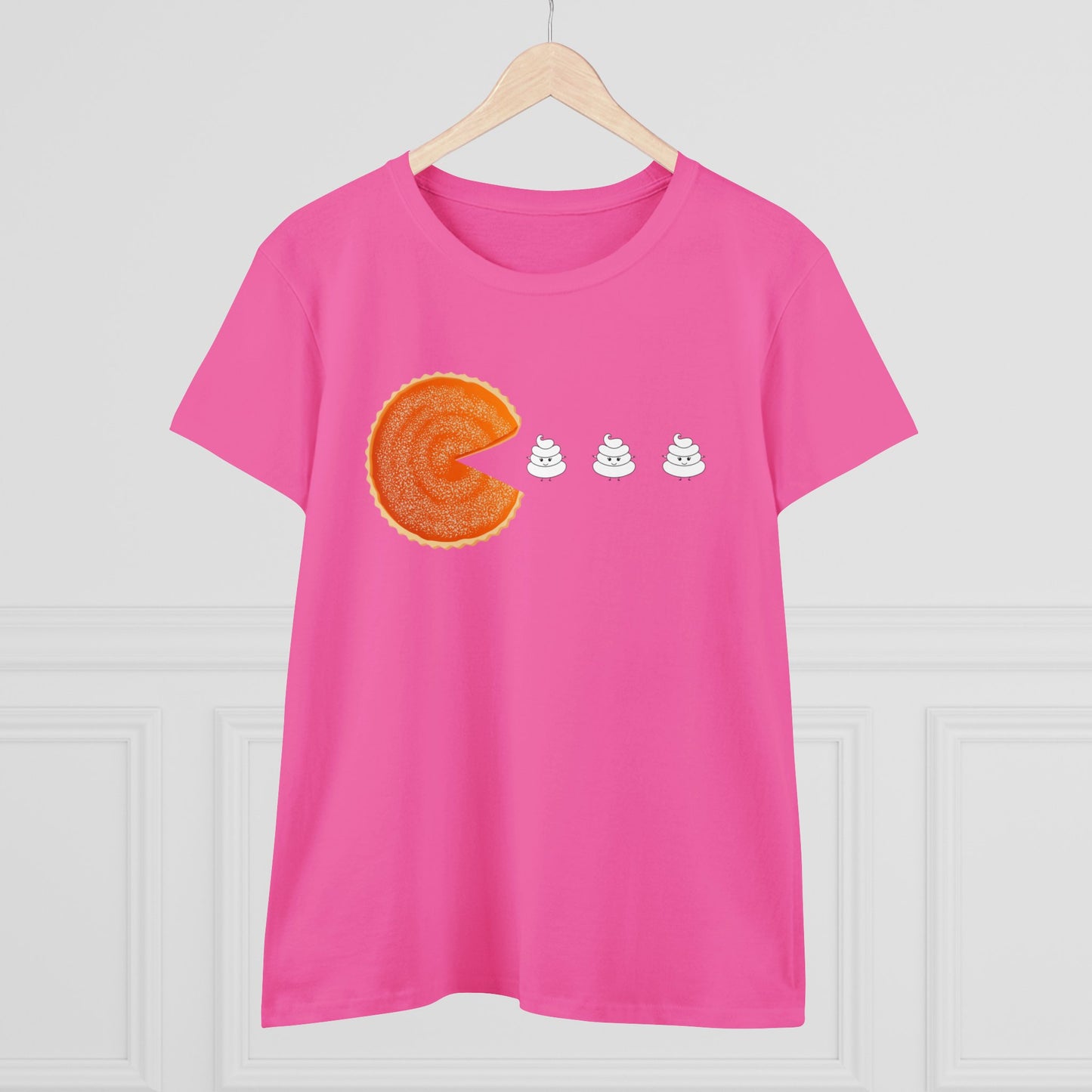 Women's Pac Man Fall Tee | Midweight Cotton Tee