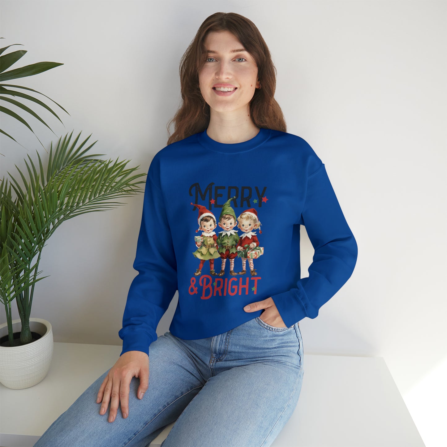 Merry & Bright Christmas | Crewneck Sweatshirt
