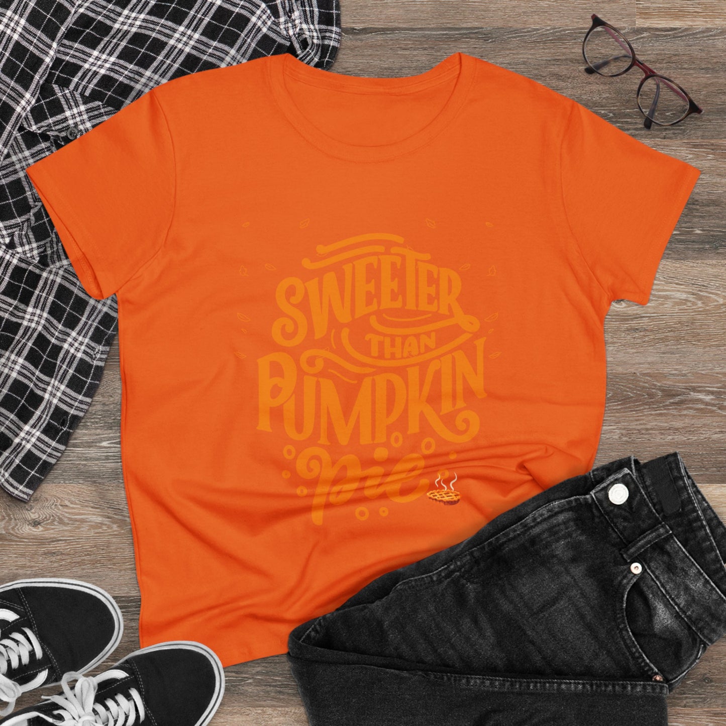 Sweeter Than Pumpkin Pie | Women's Midweight Cotton Tee