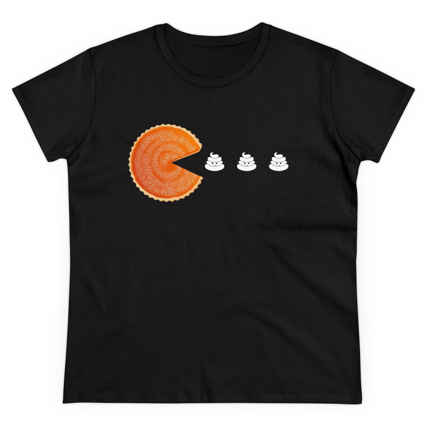 Women's Pac Man Fall Tee | Midweight Cotton Tee