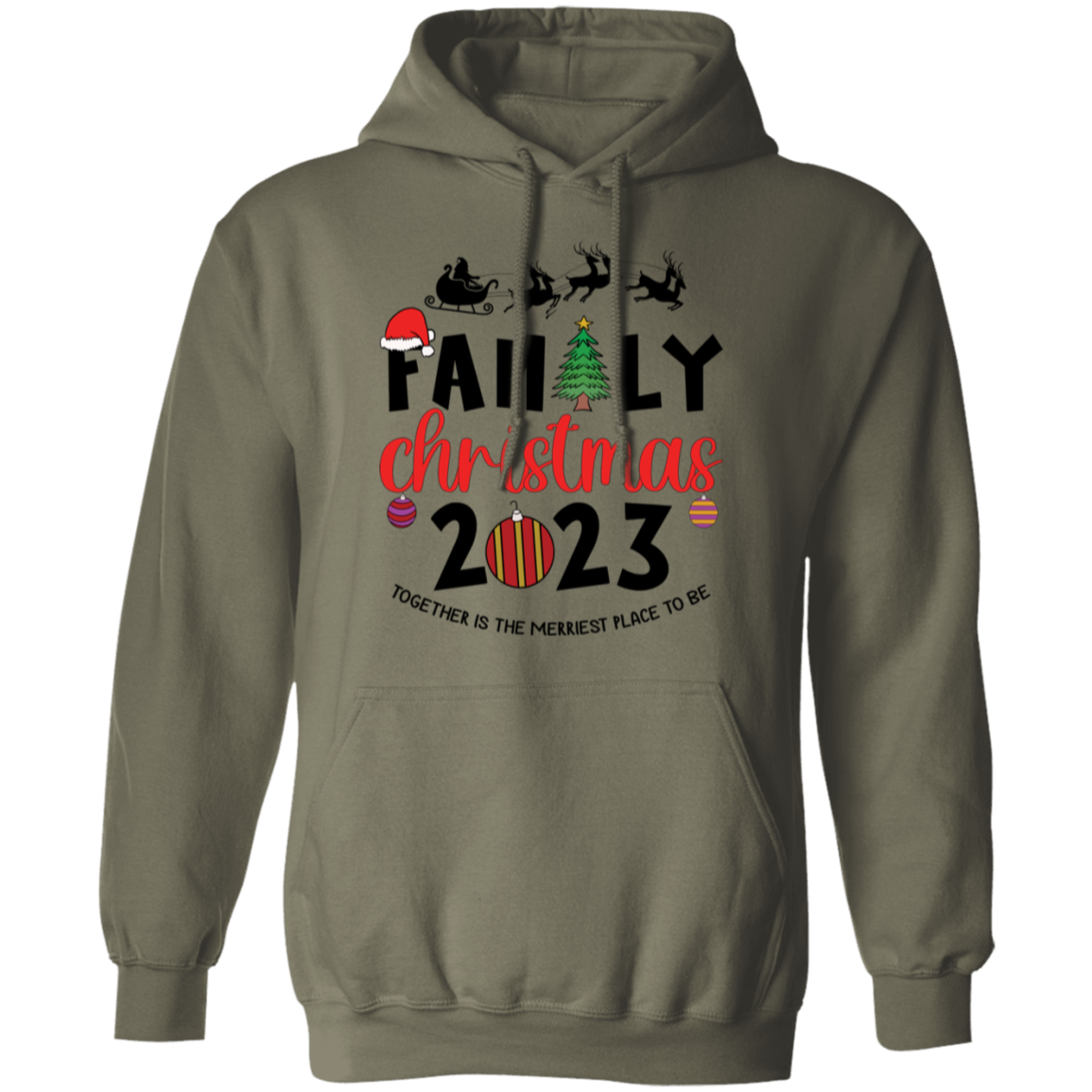 Family Christmas 2023 | Pullover Hoodie