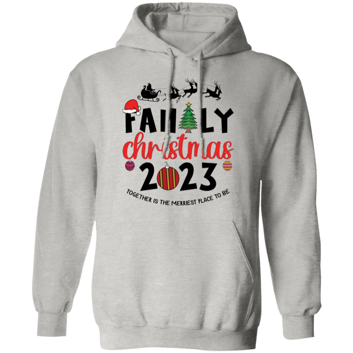 Family Christmas 2023 | Pullover Hoodie