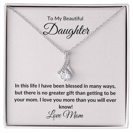 To My Daughter | Alluring Beauty Necklace