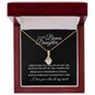 To My Bonus Daughter | Alluring Beauty Necklace
