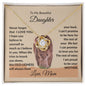 To My Daughter | Love Knot Necklace | (Yellow & White Variant)
